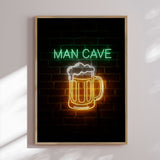 Plakat - Man Cave Neon Sign - Andreas Magnusson