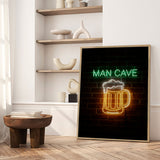 Plakat - Man Cave Neon Sign - Andreas Magnusson