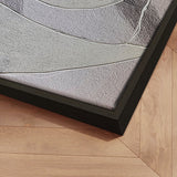 Håndlavet maleri med ramme - Line Study - Alma - Mixed media