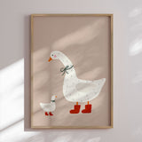 Plakat - Goose and Gosling - Treechild