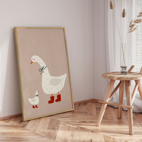 Plakat - Goose and Gosling - Treechild