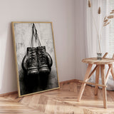 Plakat - Vintage Boxing Gloves - Andreas Magnusson