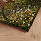 Lærredstryk - Vintage Bike Daisy Field - Andreas Magnusson