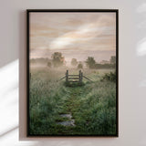 Lærredstryk - Misty Morning Path - Andreas Magnusson