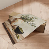 Plakat - Green Olives Rustic Still Life - Andreas Magnusson