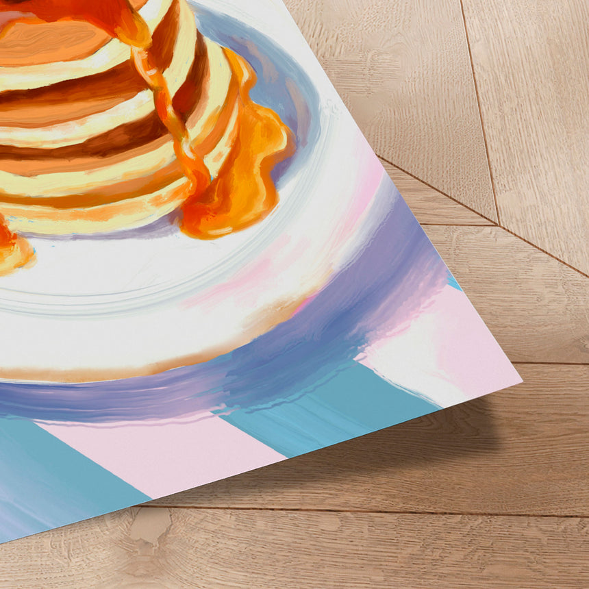 Plakat - Strawberry Pancake Stack - Josie George