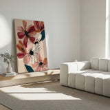 Lærredstryk - Blush Floral Painting - Nadjaa