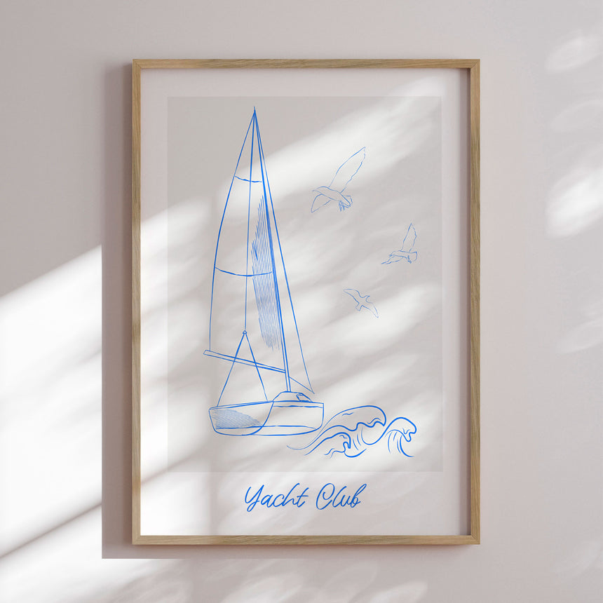 Plakat - Yacht Club - Treechild