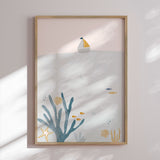 Plakat - Little Sailboat Undersea - Menina Lisboa