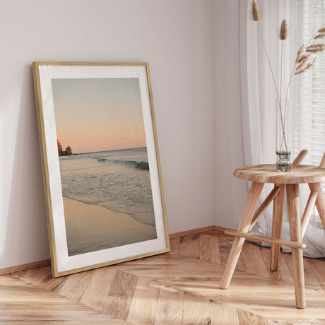 Plakat - Serene Pastel Beach - Henrike Schenk