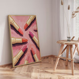 Plakat - Vibrant Pink Lipsticks - Andreas Magnusson
