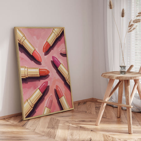 Plakat - Vibrant Pink Lipsticks - Andreas Magnusson