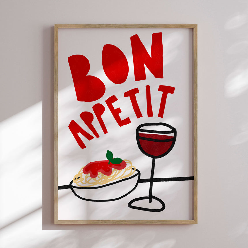 Plakat - Bon Appetit - Athene Fritsch