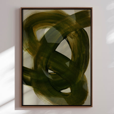 Lærredstryk - Tangled Brushstrokes II - Mareike Böhmer