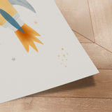 Plakat - Space Rocket - Menina Lisboa