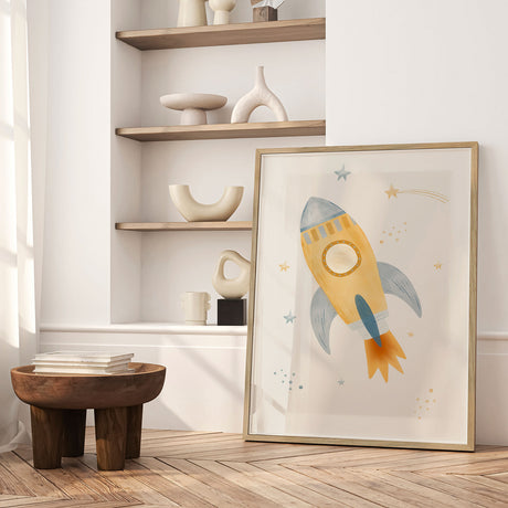 Plakat - Space Rocket - Menina Lisboa