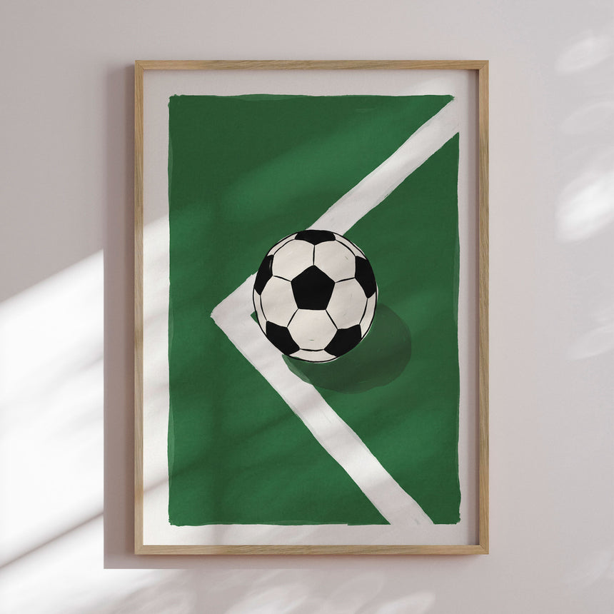 Plakat - Soccer Ball Corner - Andreas Magnusson