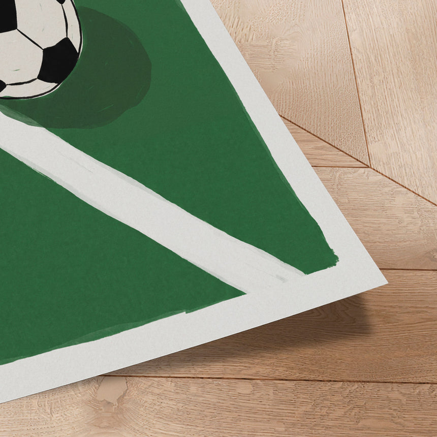 Plakat - Soccer Ball Corner - Andreas Magnusson