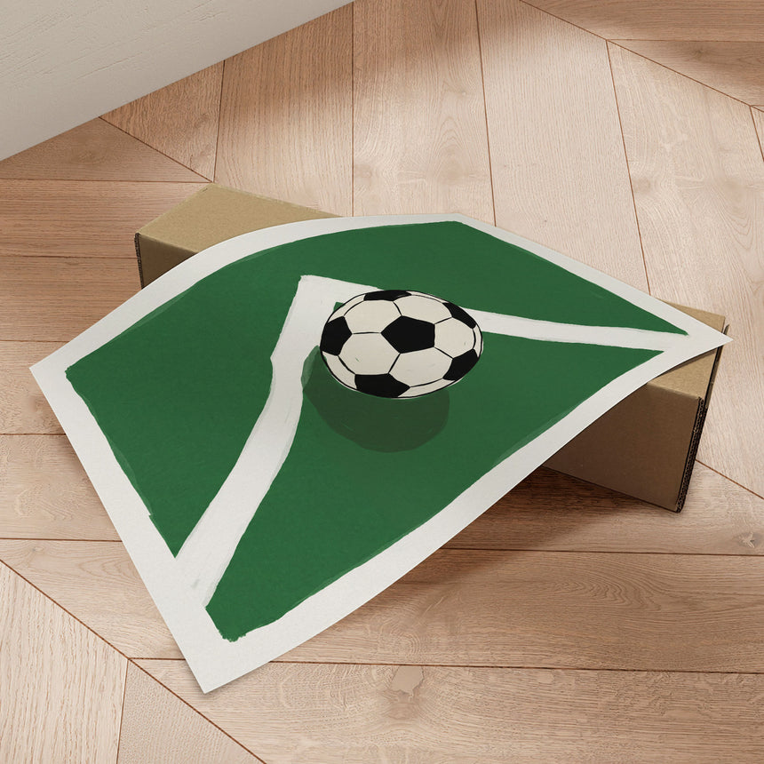 Plakat - Soccer Ball Corner - Andreas Magnusson