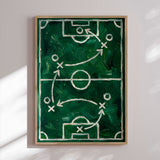 Plakat - Football Game Plan - HUGO