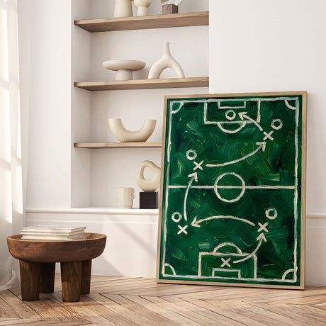 Plakat - Football Game Plan - HUGO