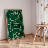 Plakat - Football Game Plan - HUGO
