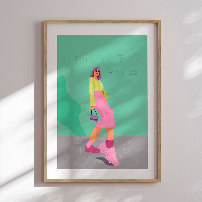 Plakat - Female Power Street Style - Christina Misuro