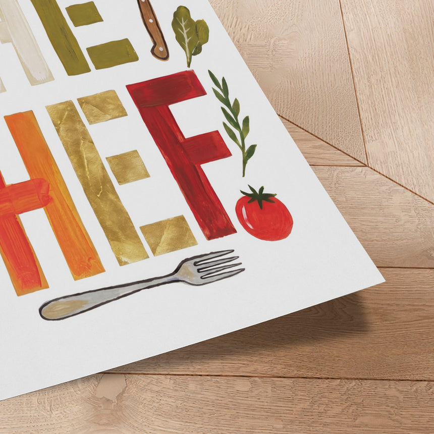 Plakat - Kiss The Chef - Andreas Magnusson