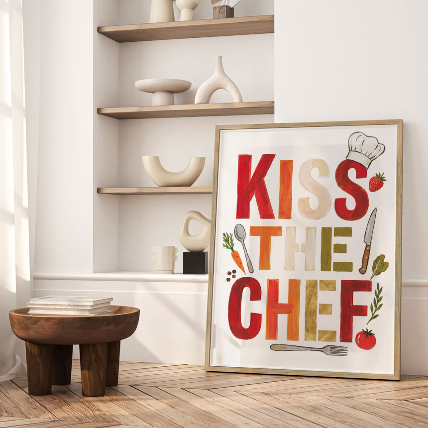 Plakat - Kiss The Chef - Andreas Magnusson