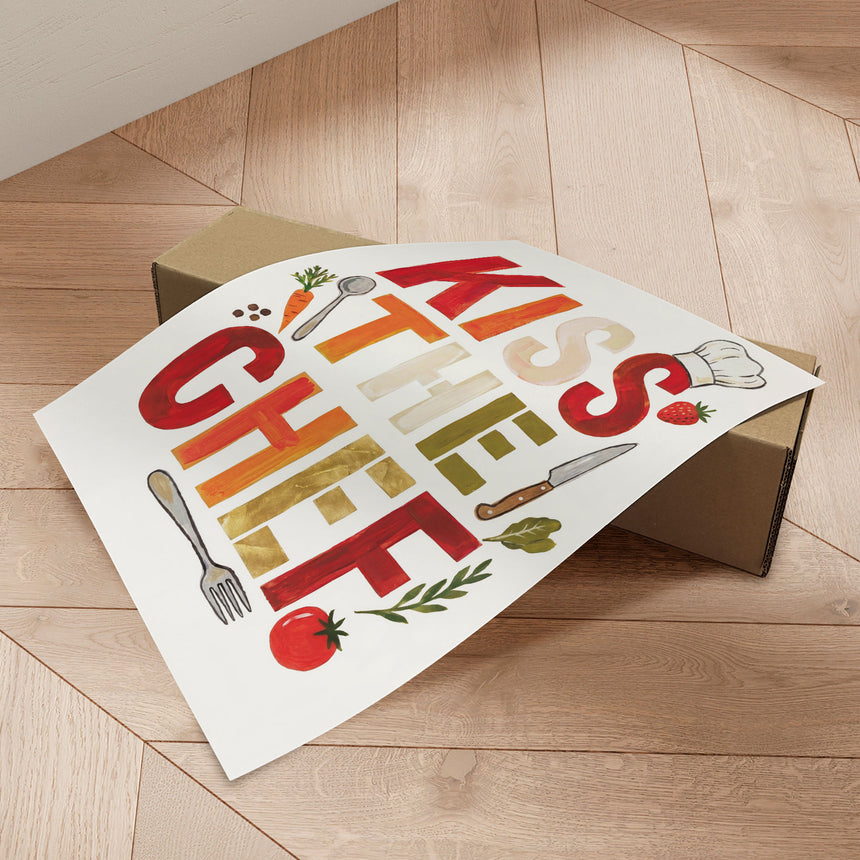 Plakat - Kiss The Chef - Andreas Magnusson