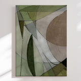Lærredstryk - Abstract Earth Tones - Dan Hobday