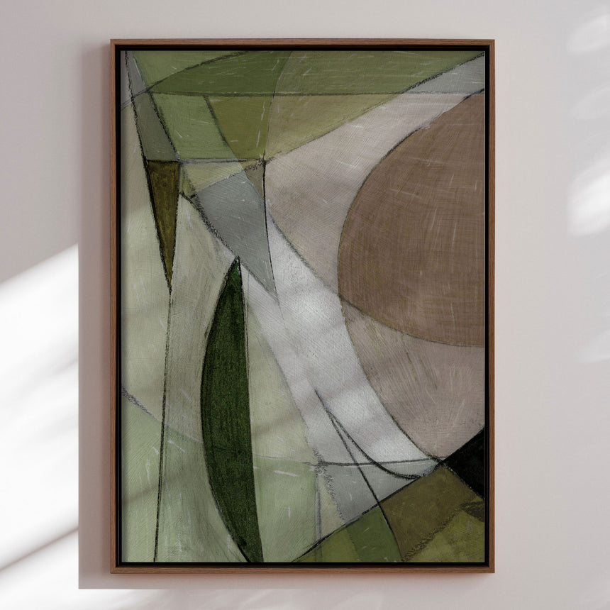 Lærredstryk - Abstract Earth Tones - Dan Hobday