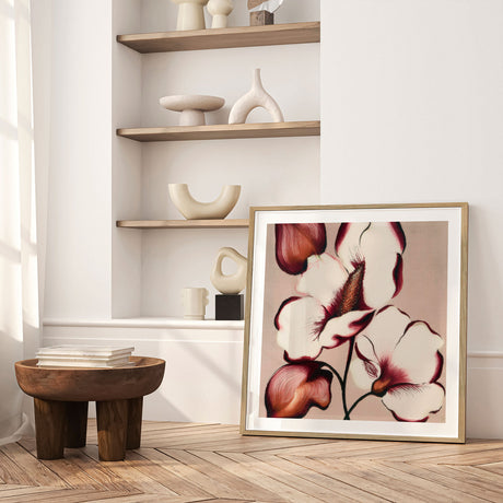 Plakat - Elegant Maroon Blooms - Alma