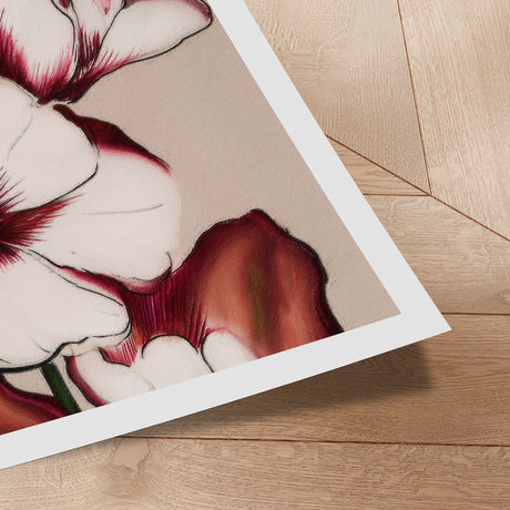 Plakat - Elegant Maroon Blooms II - Alma