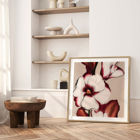 Plakat - Elegant Maroon Blooms II - Alma