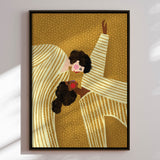 Lærredstryk - Two Line Women - Bea Müller