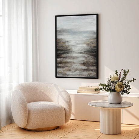 Premium maleri med sort ramme - Landscape I - E. Thorne - Incado