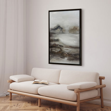 Premium maleri med sort ramme - Landscape II - E. Thorne - Incado