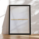 Premium maleri med sort ramme - Soft Tides - E. Thorne