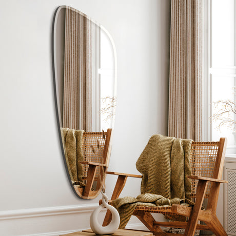 Asymmetrisk spejl med facetkant - Incado