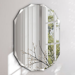 Organisk spejl med facetkant - Diamond - Incado