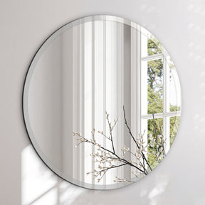 Rundt spejl med facetkant - Circle - Incado