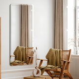 Aflangt spejl med facetkant - Sleek