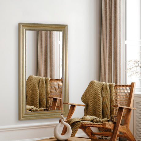 Antik spejl med guldramme - Champagne - Incado