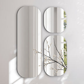 Organisk spejlsæt - Oval Trio - Incado