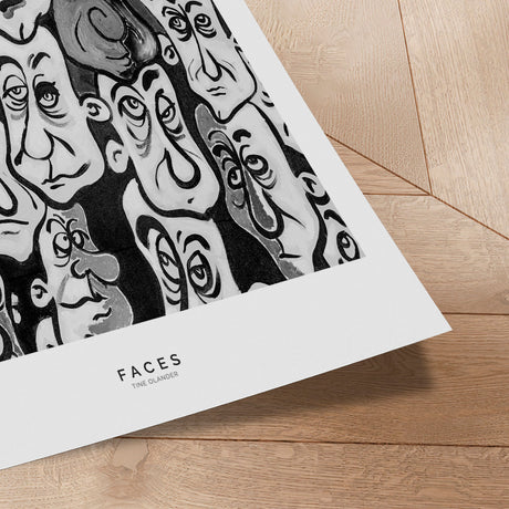 Plakat - Faces III - Tine Olander - Incado