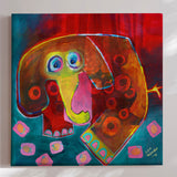 Lærredstryk - Afraid of Mice - Susse Volander