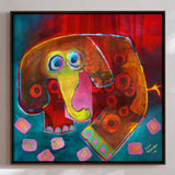 Lærredstryk - Afraid of Mice - Susse Volander