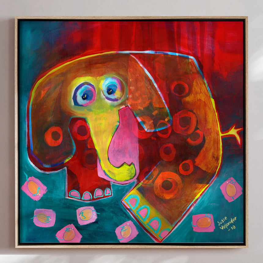 Lærredstryk - Afraid of Mice - Susse Volander