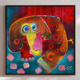 Lærredstryk - Afraid of Mice - Susse Volander